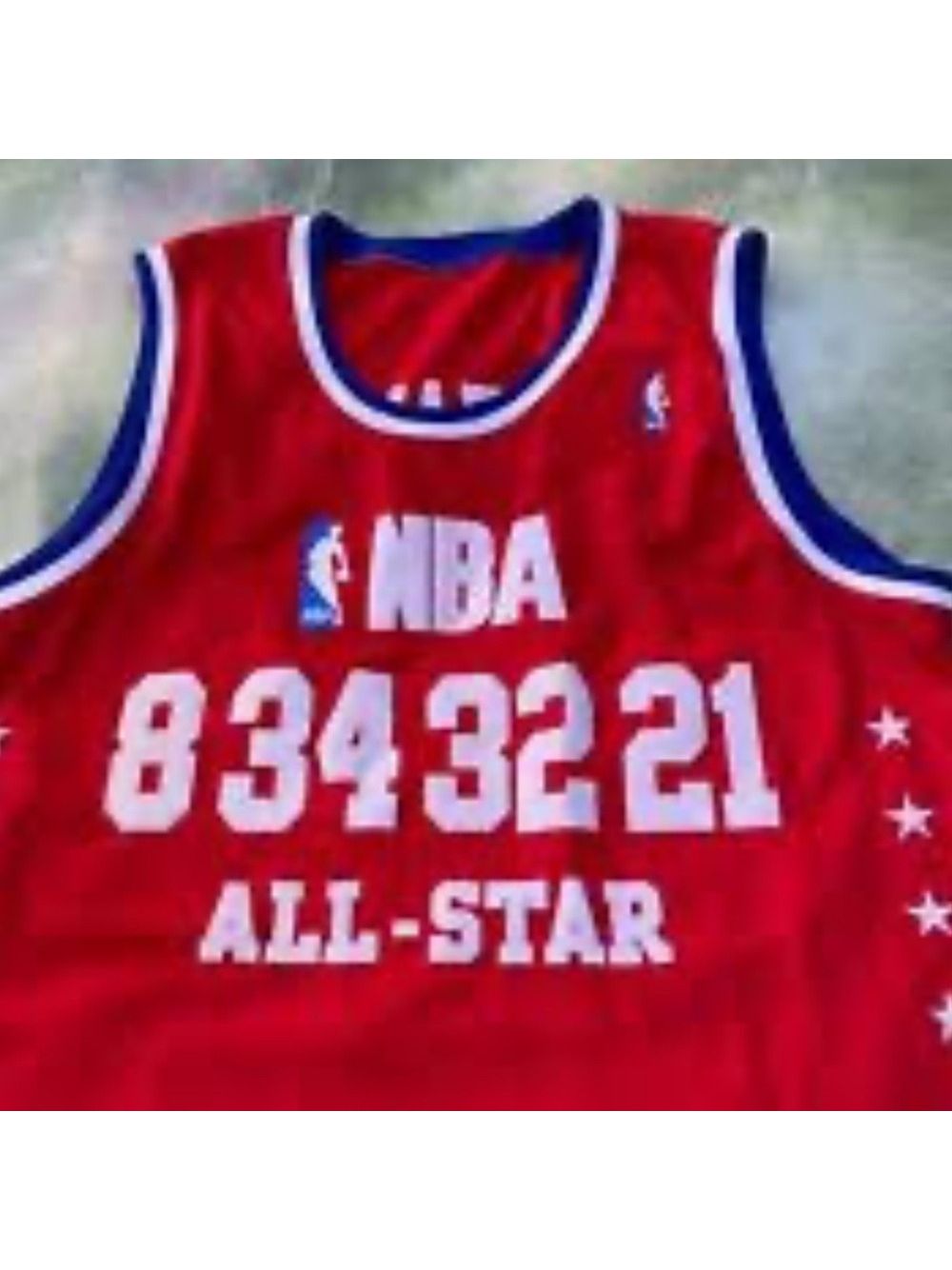 Vintage Mitchell & Ness Red Hardwood Classics Jersey